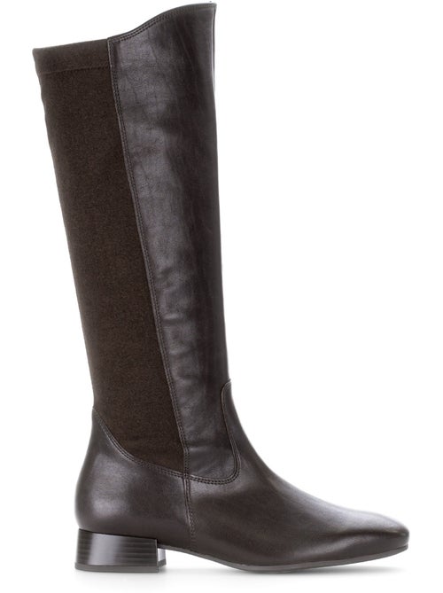 Bottes  en cuir - Kiabi