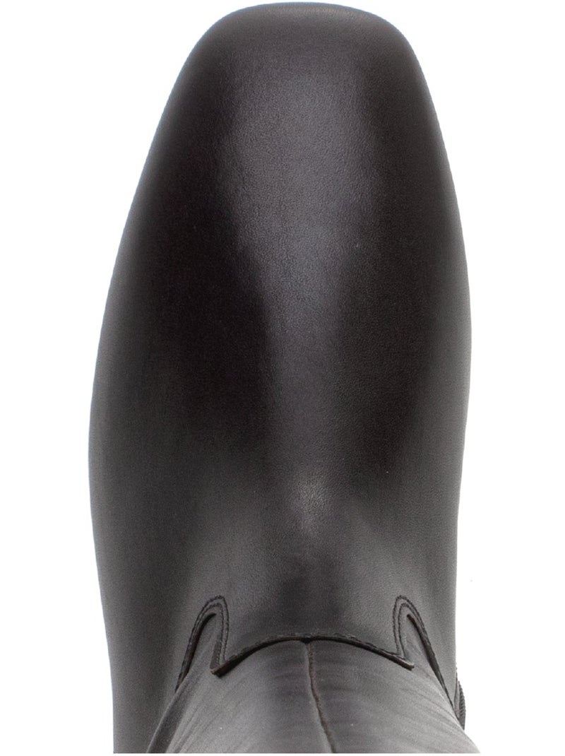 Bottes  en cuir Marron clair - Kiabi