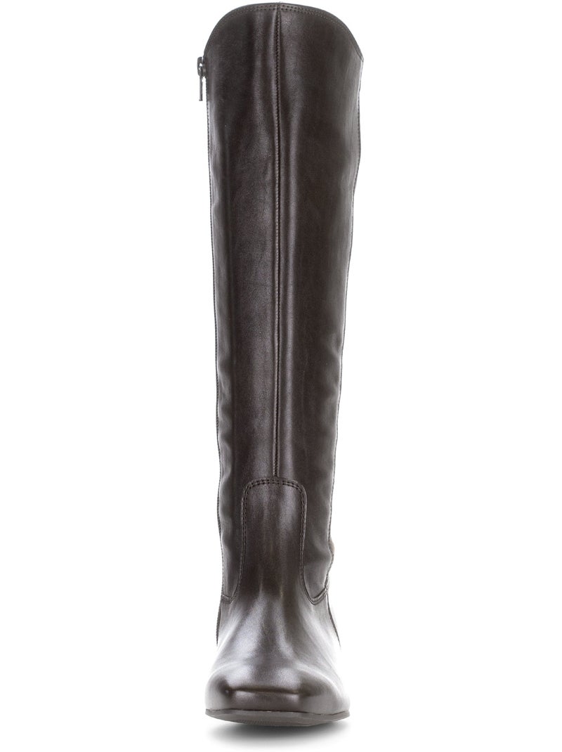 Bottes  en cuir Marron clair - Kiabi