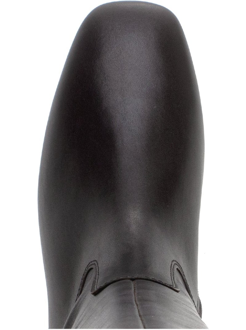 Bottes  en cuir Marron - Kiabi