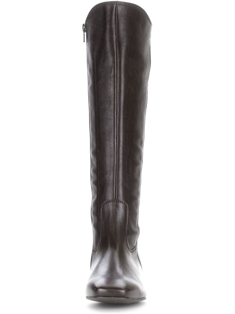 Bottes  en cuir Marron - Kiabi
