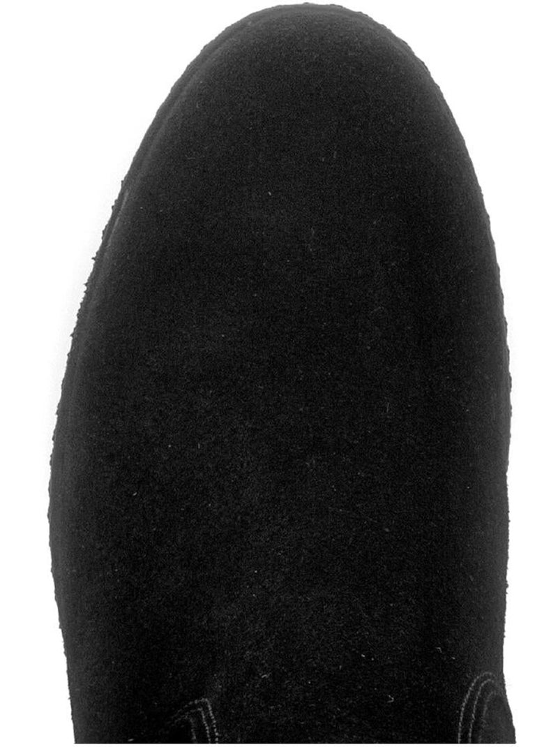 Bottes  en cuir Noir Noir - Kiabi