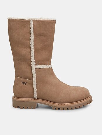 Bottes en cuir nubuck Weinbrenner