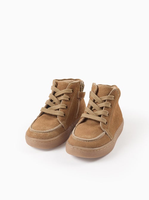 Bottes en Cuir Suédé - Kiabi