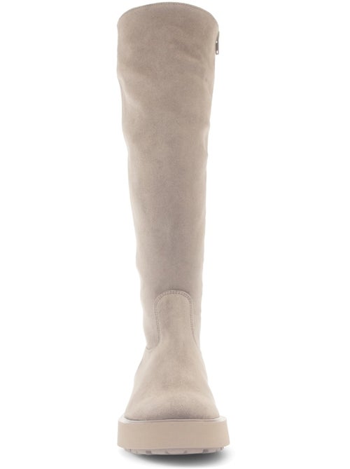 Bottes  en cuir velours - Kiabi