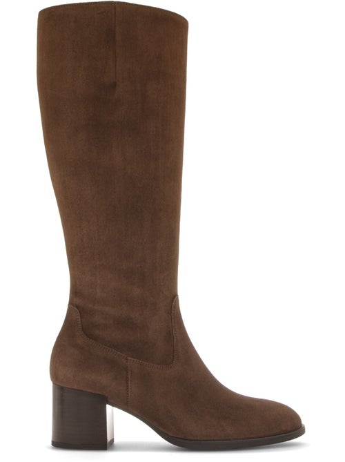 Bottes en cuir velours - Kiabi Bottes en cuir velours - Kiabi