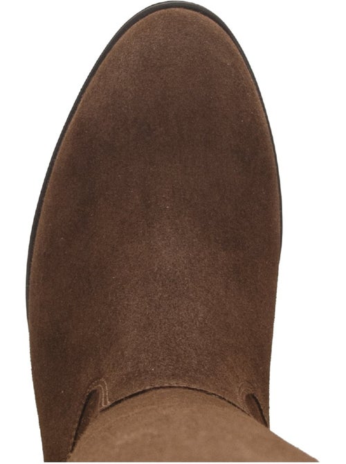 Bottes en cuir velours - Kiabi Bottes en cuir velours - Kiabi