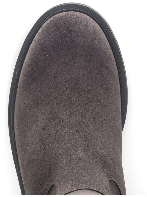 Bottes en cuir velours - Kiabi Bottes en cuir velours - Kiabi