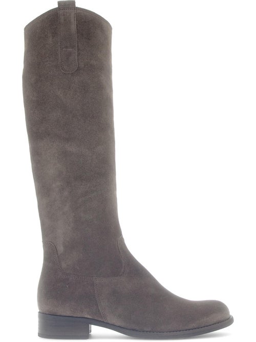 Bottes en cuir velours - Kiabi Bottes en cuir velours - Kiabi