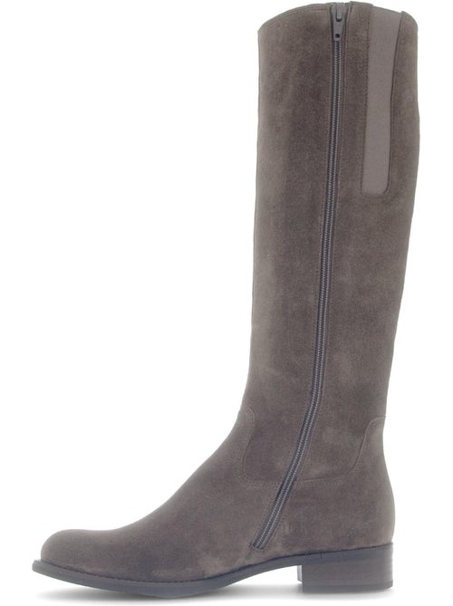 Bottes en cuir velours - Kiabi Bottes en cuir velours - Kiabi