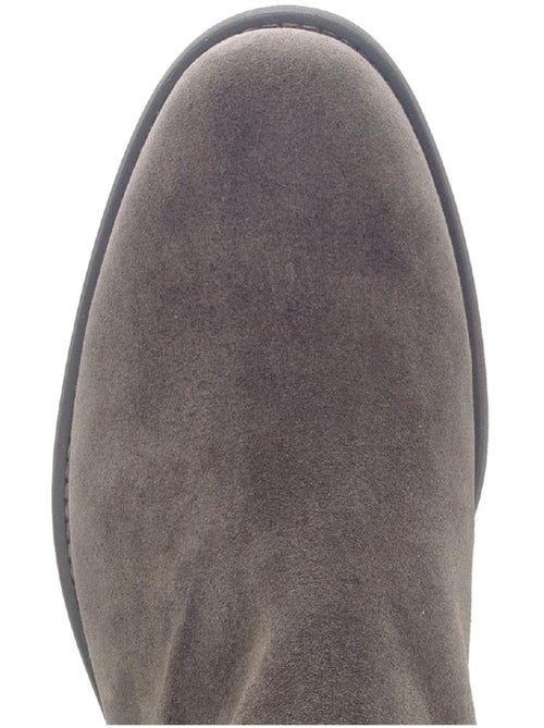 Bottes en cuir velours - Kiabi Bottes en cuir velours - Kiabi