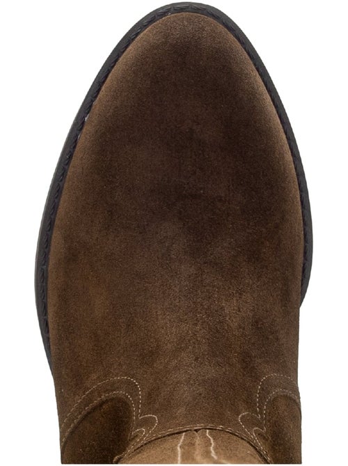 Bottes en cuir velours - Kiabi Bottes en cuir velours - Kiabi