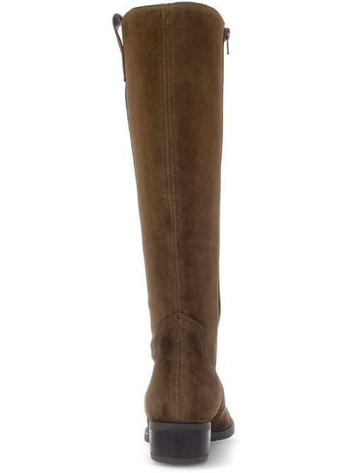 Bottes en cuir velours - Kiabi Bottes en cuir velours - Kiabi