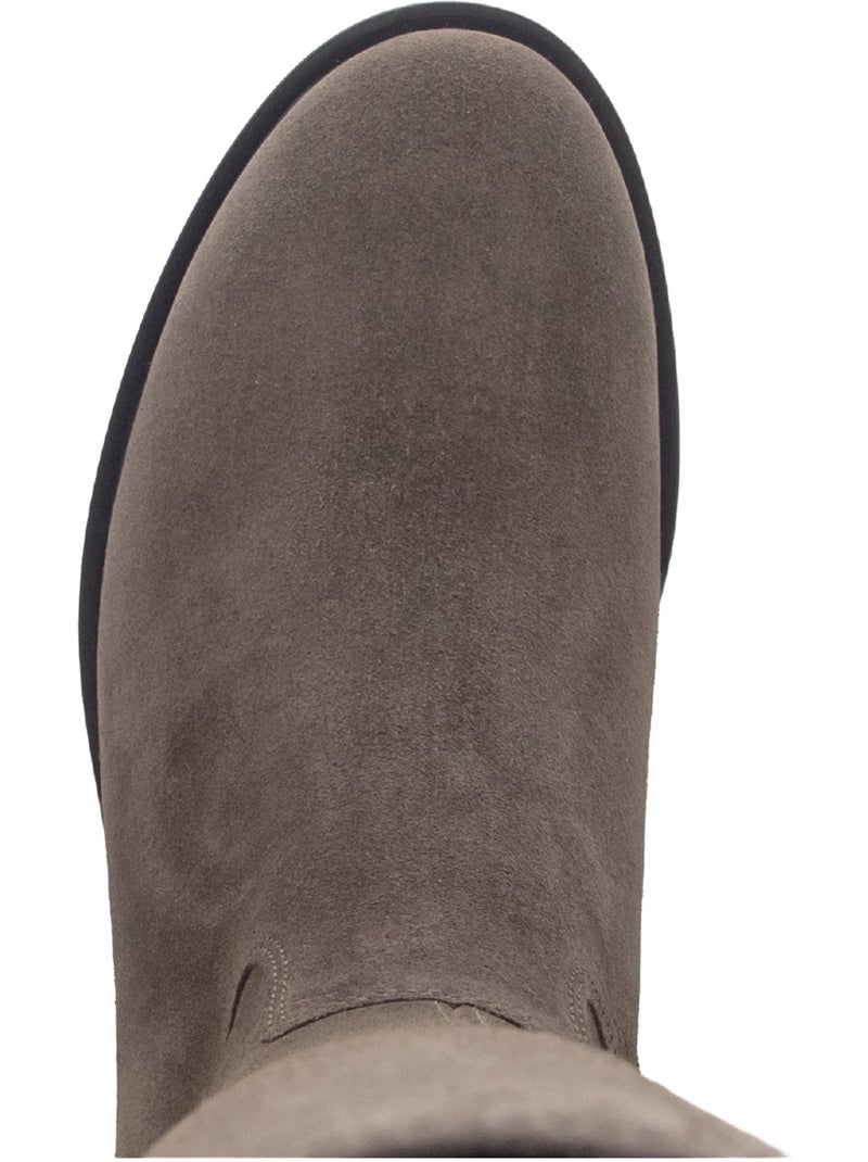 Bottes  en cuirs combinés Beige - Kiabi