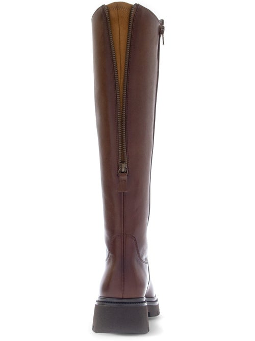 Bottes  en cuirs combinés - Kiabi