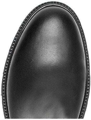 Bottes en cuirs combinés