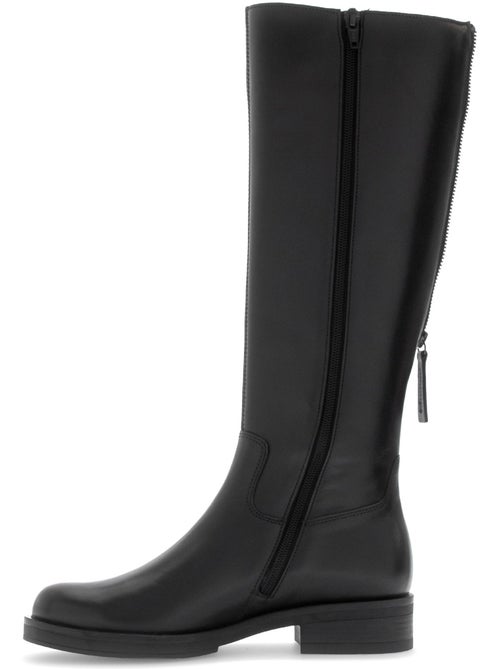 Bottes  en cuirs combinés - Kiabi