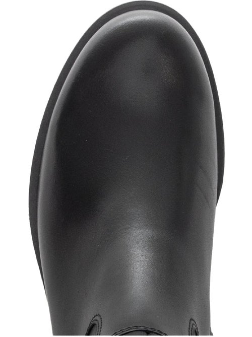 Bottes  en cuirs combinés - Kiabi