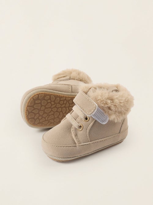 Bottes en Daim avec Bride à Scratch - Kiabi