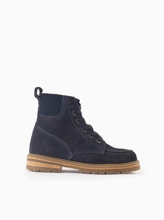 Bottes en Daim avec Fermeture Éclair