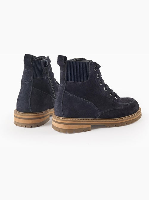 Bottes en Daim avec Fermeture Éclair - Kiabi