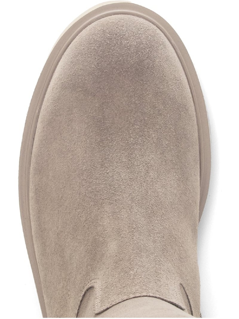 Bottes  en daim Beige - Kiabi