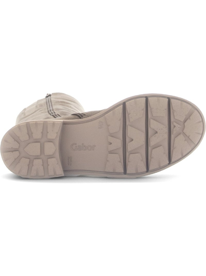 Bottes  en daim Beige - Kiabi