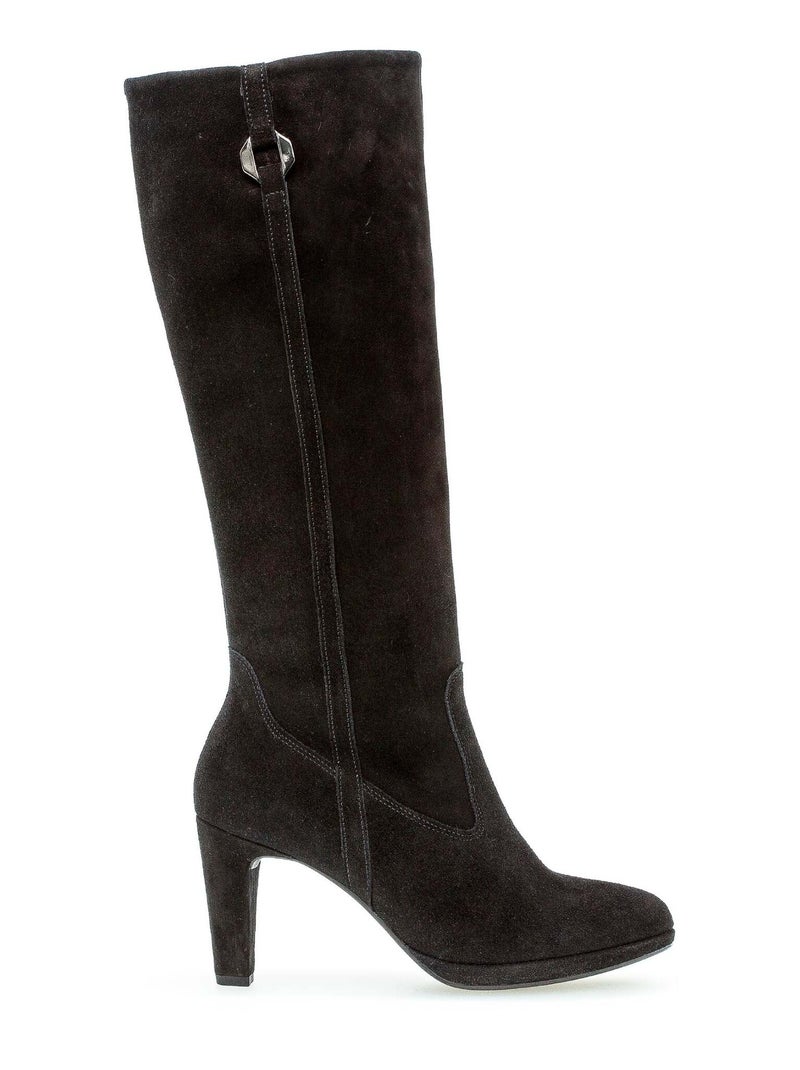 Bottes  en daim Gabor Noir Noir - Kiabi