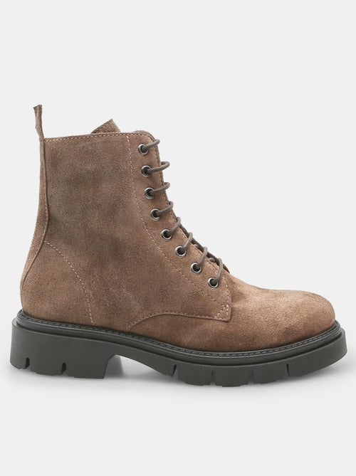 Bottes en daim - Kiabi