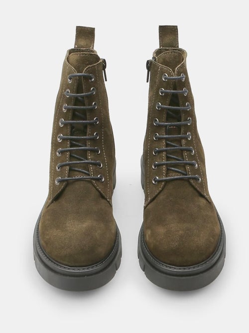 Bottes en daim - Kiabi