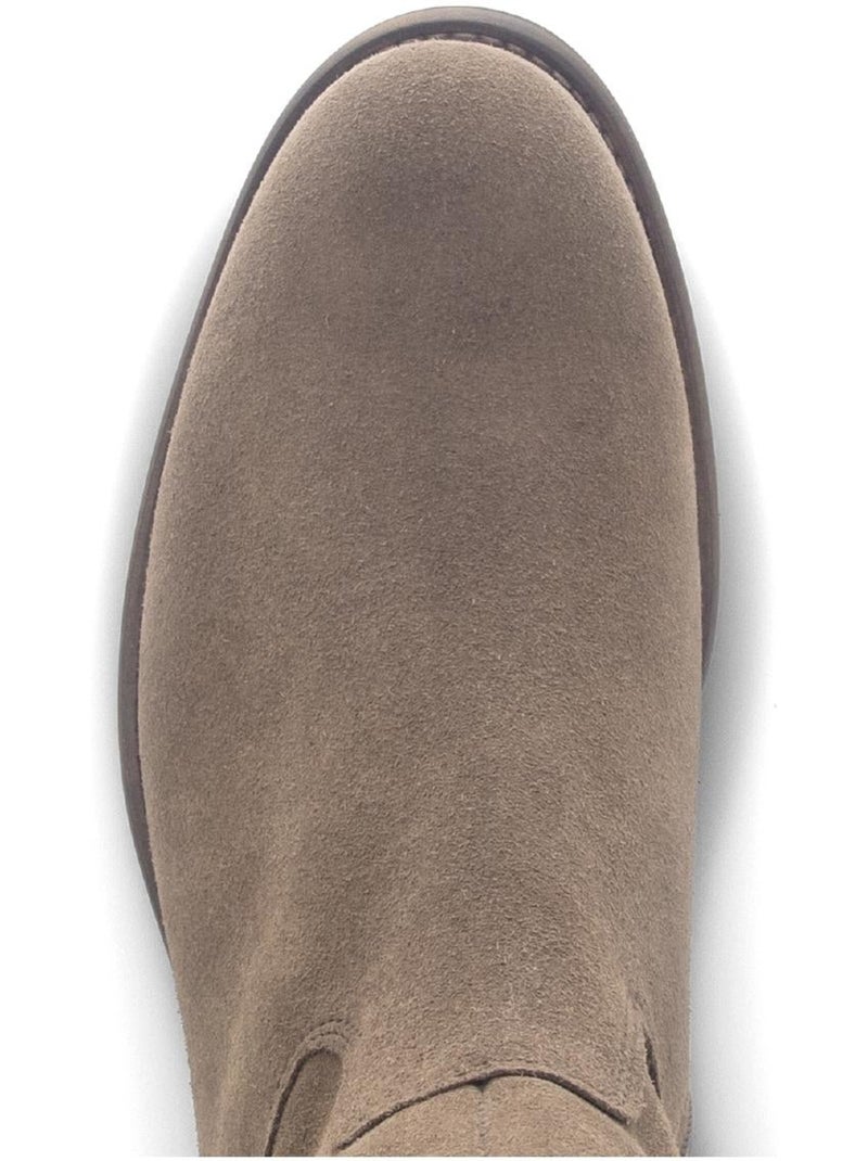 Bottes  en nubuck Marron clair - Kiabi