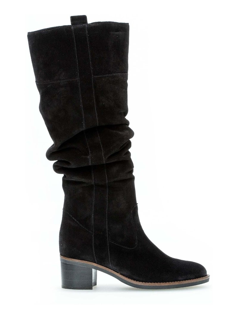 Bottes  en suède Gabor Noir Noir - Kiabi