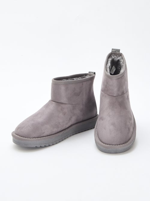 Bottes en suédine - Kiabi