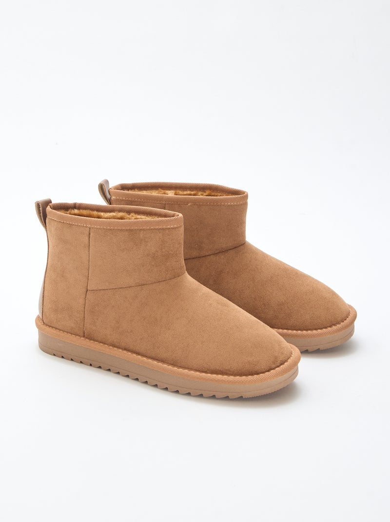 Bottes en suédine