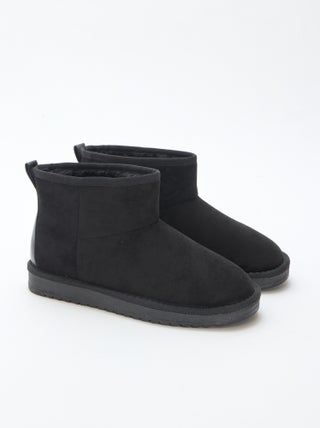 Bottes en suédine