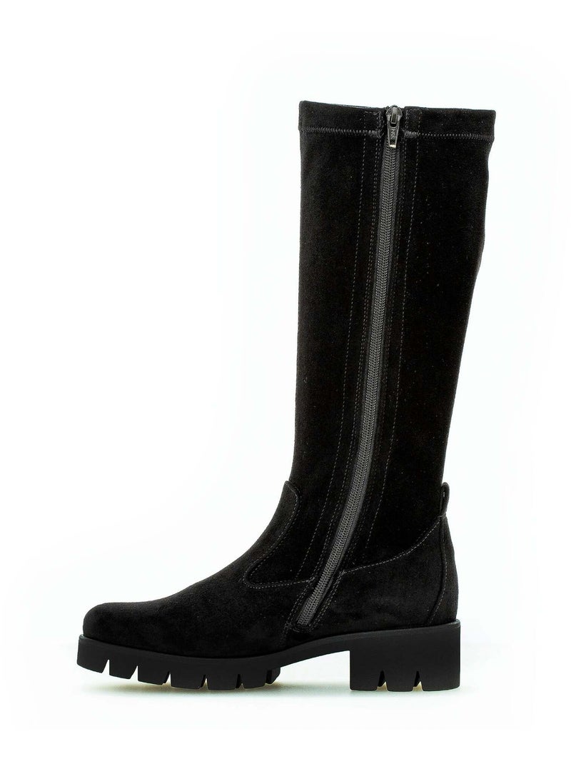 Bottes  en velours Gabor Noir Noir - Kiabi
