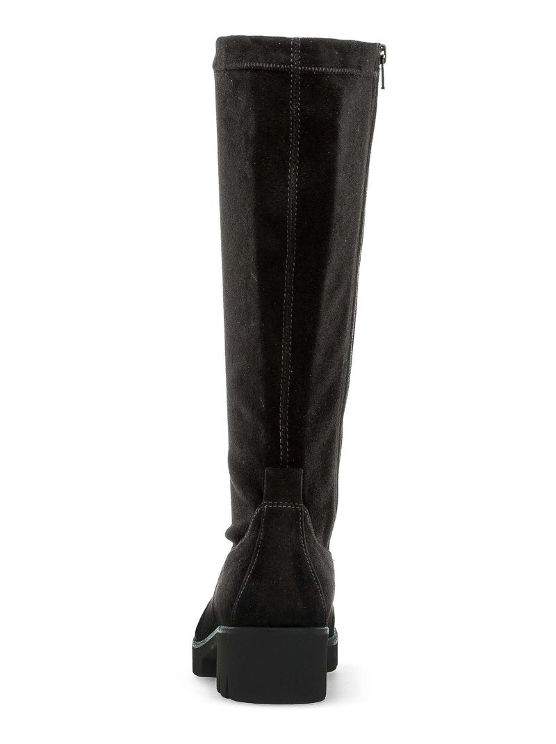 Bottes  en velours Noir - Kiabi
