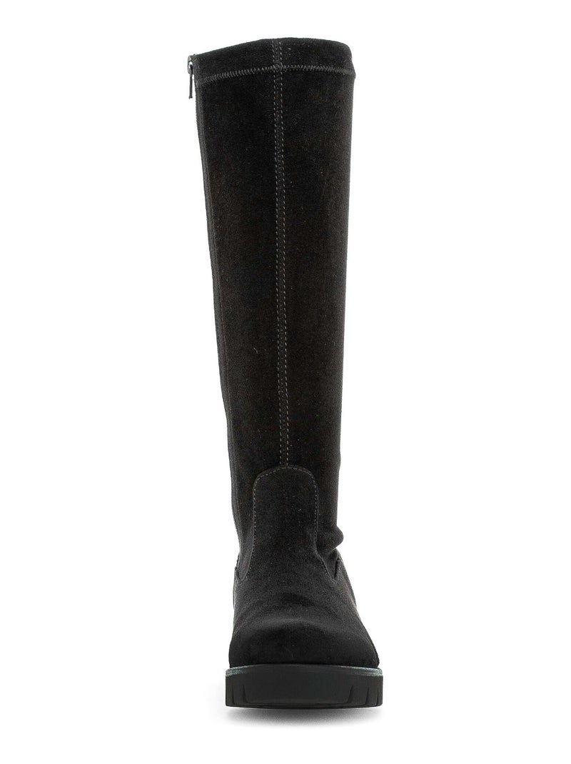 Bottes  en velours Noir - Kiabi