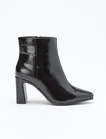 Bottes en vernie uni