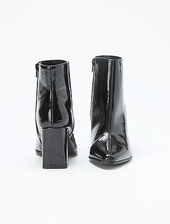 Bottes en vernie uni