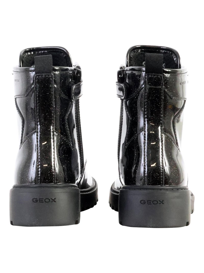 Bottes Enfant à Lacets Geox Casey Noir - Kiabi