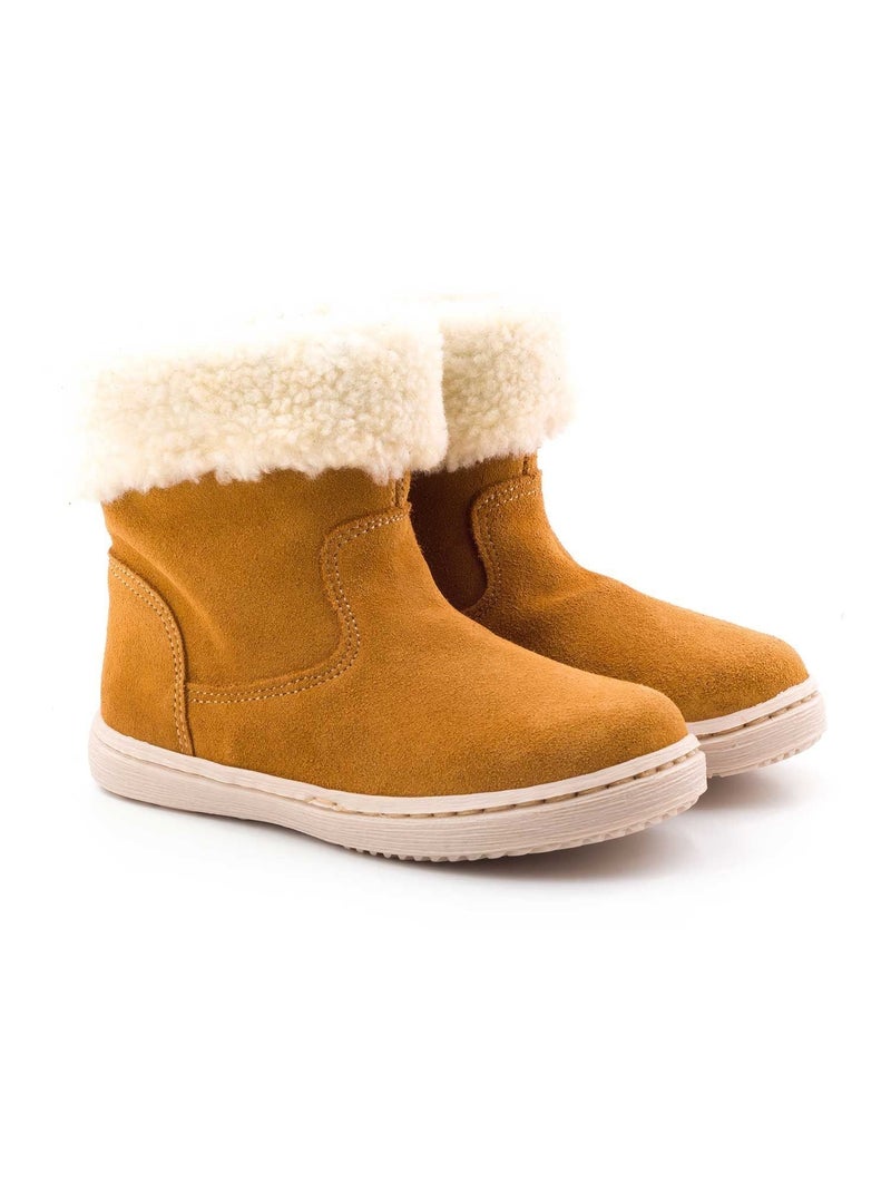 Bottes Fourrées Bébé - Boni Dolly Marron chocolat - Kiabi