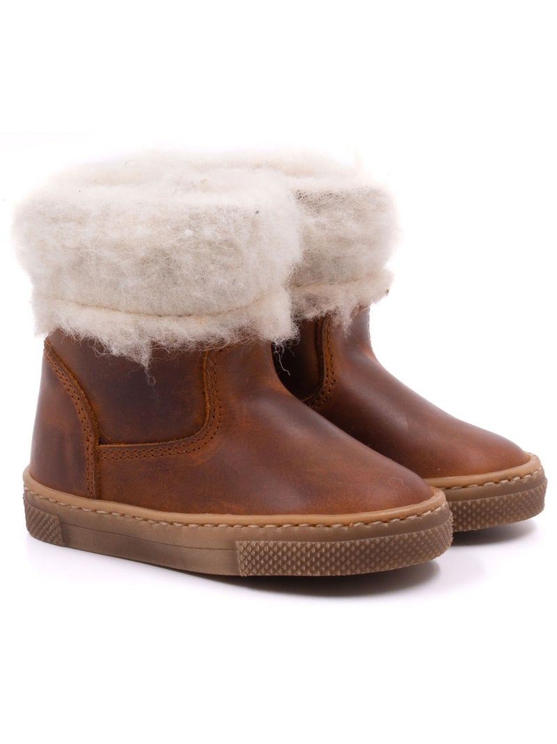 Bottes Fourrees Bebe - Boni Mini Dolly Marron - Kiabi