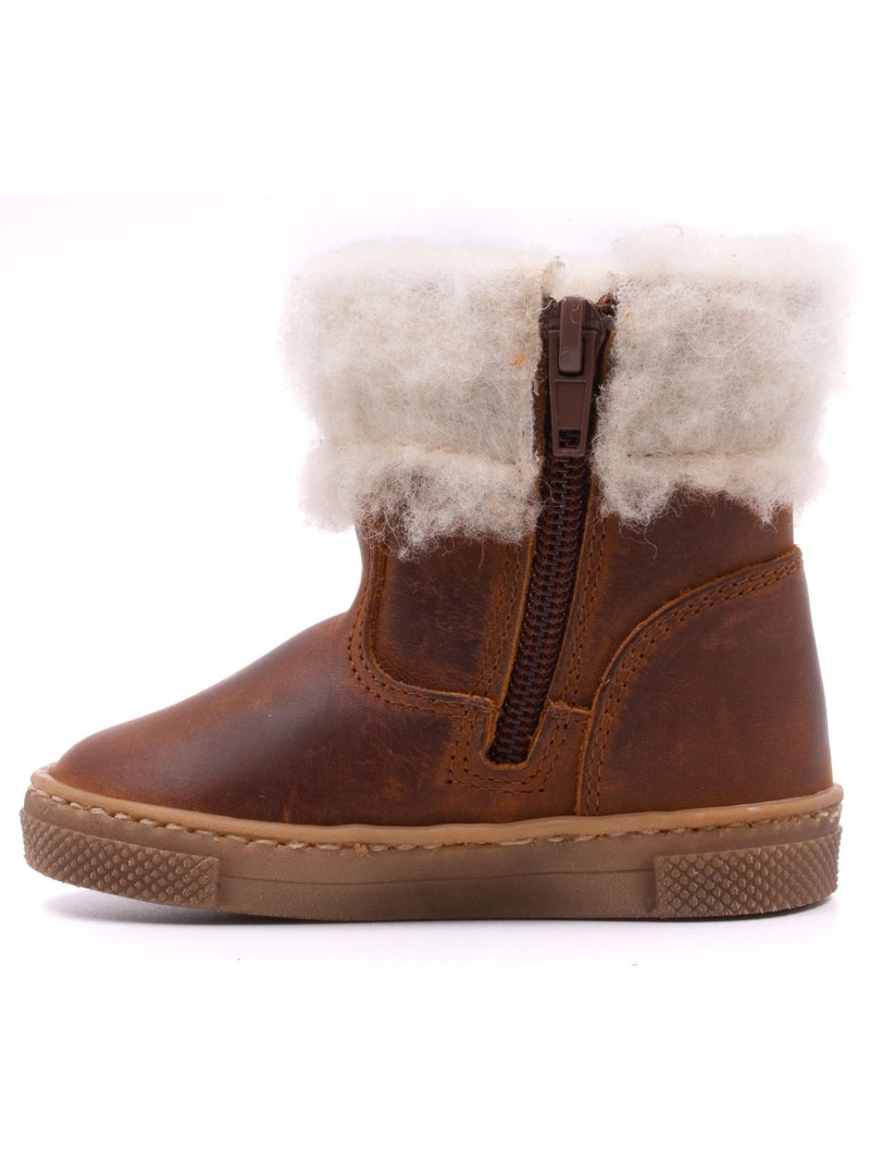 Bottes Fourrees Bebe - Boni Mini Dolly Marron - Kiabi