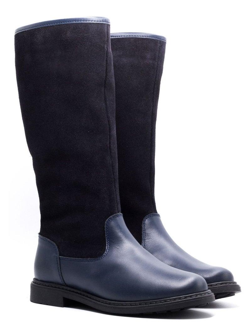 Bottes Fourrées Fille - Boni Diana Bleu marine - Kiabi