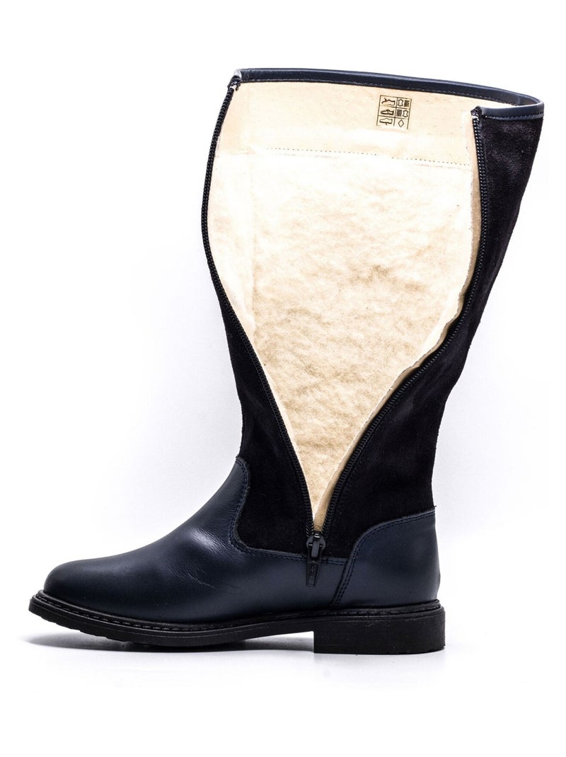 Bottes Fourrées Fille - Boni Diana Bleu marine - Kiabi