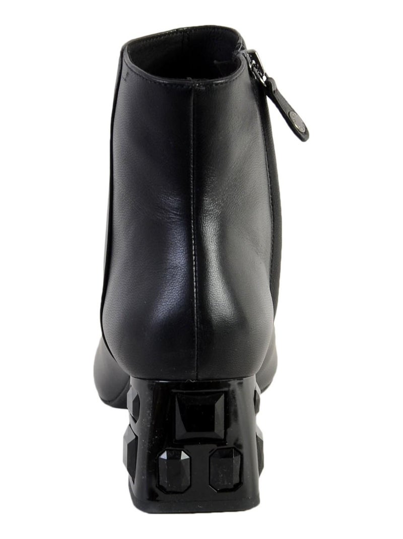Bottes Geox D Seyla Plus A -Nappa Goat LE Noir - Kiabi