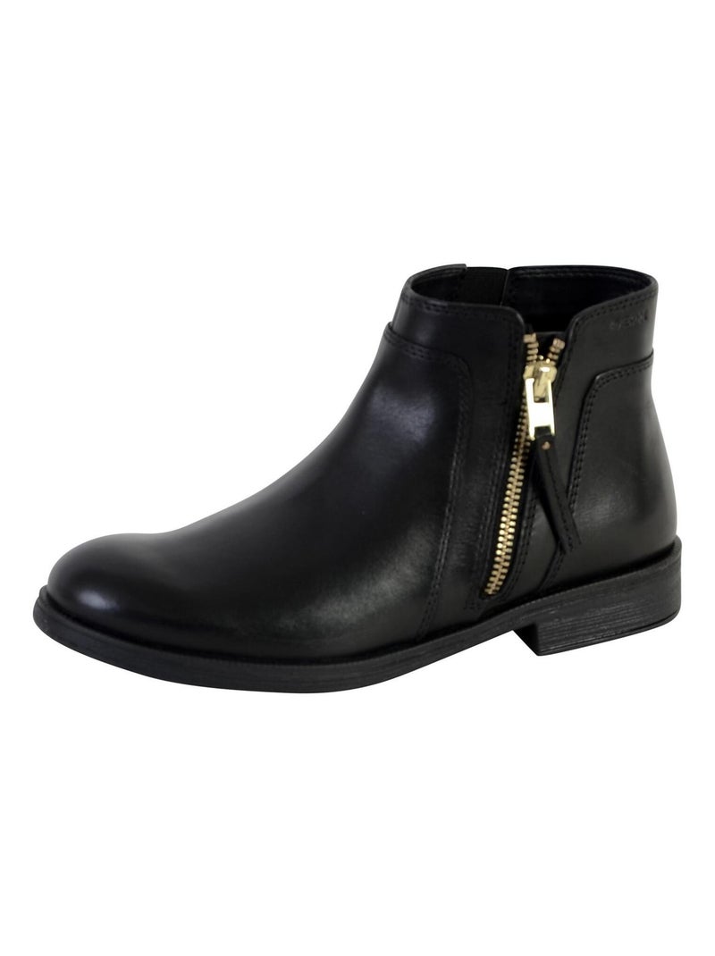 Bottes Geox Enfant Fille J Agata Noir - Kiabi
