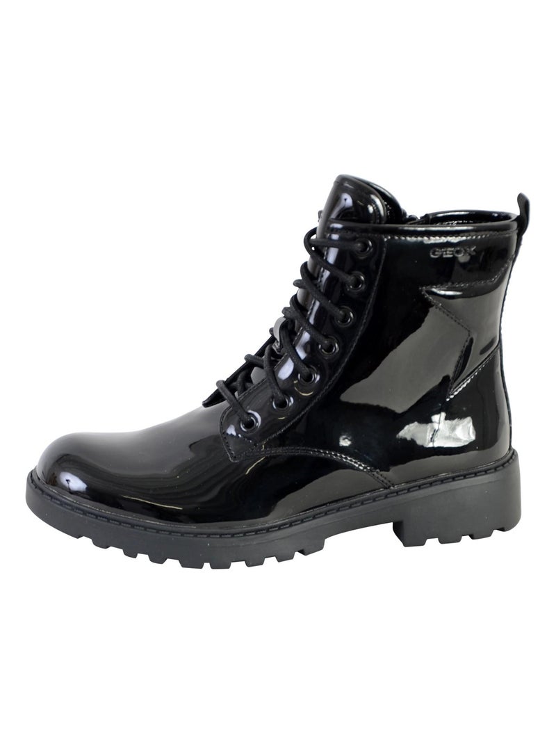 Bottes Geox Enfant Fille J Casey Noir - Kiabi
