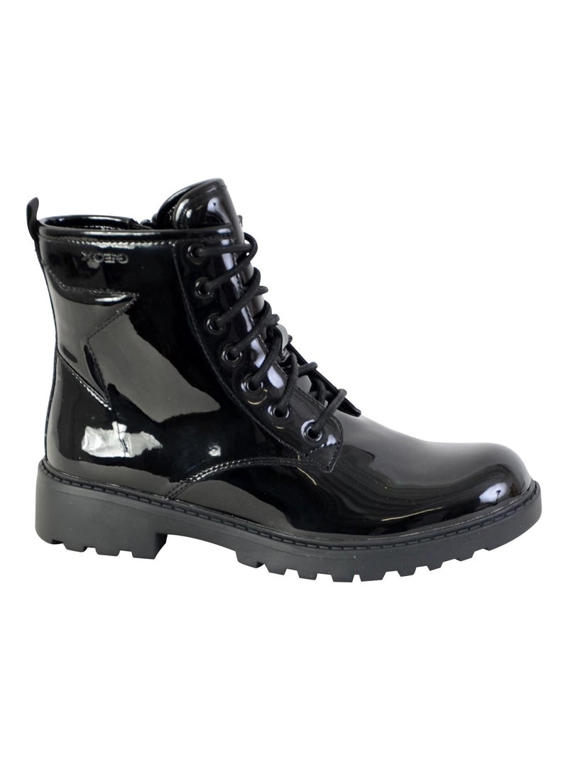 Bottes Geox Enfant Fille J Casey Noir - Kiabi